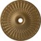 Ekena Millwork Galveston Ceiling Medallion (Fits Canopies up to 4 3/4"), 36 5/8"OD x 3 5/8"ID x 2 3/8"P, Pale Gold CM36GLPAS - alternate 1